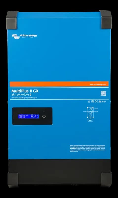 MultiPlus-II GX 48/5000 — 5kVA 48V inverter/charger with GX