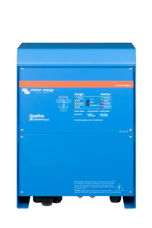 Quattro 48/10000 — 10kVA 48V, dual AC input
